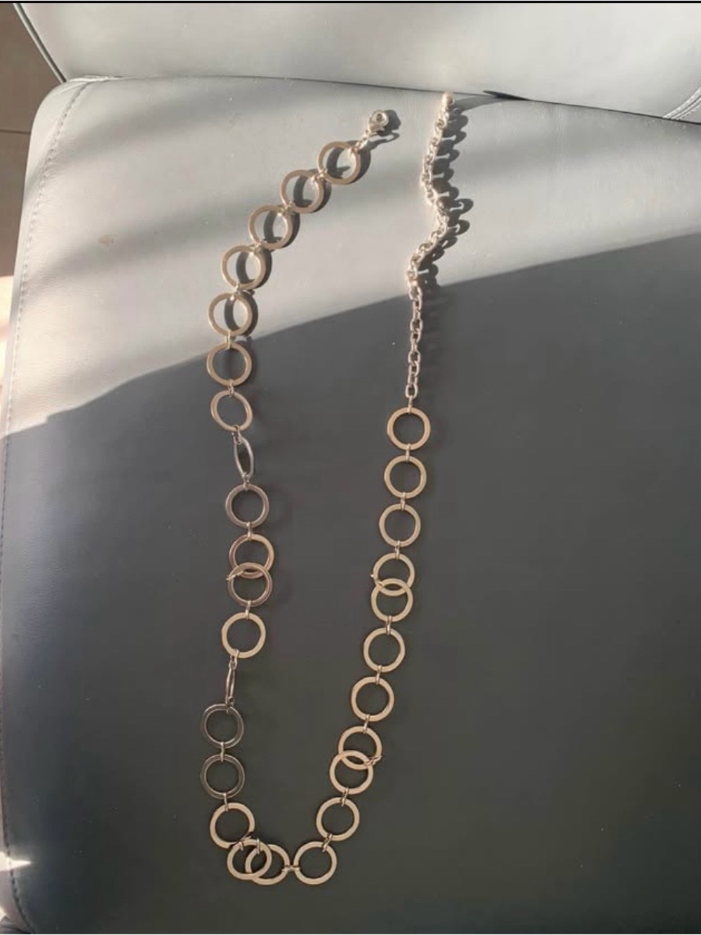 Source Unknown Gold-Tone Linked Circle Belt - Women's Chain Link Accessory